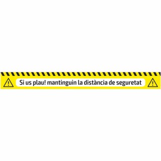 RUBAN ADHÉSIF DE SIGNALISATION - DISTANCE DE SÉCURITÉ