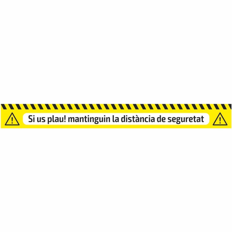 RUBAN ADHÉSIF DE SIGNALISATION - DISTANCE DE SÉCURITÉ