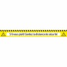 RUBAN ADHÉSIF DE SIGNALISATION - DISTANCE DE SÉCURITÉ