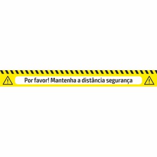 RUBAN ADHÉSIF DE SIGNALISATION - DISTANCE DE SÉCURITÉ