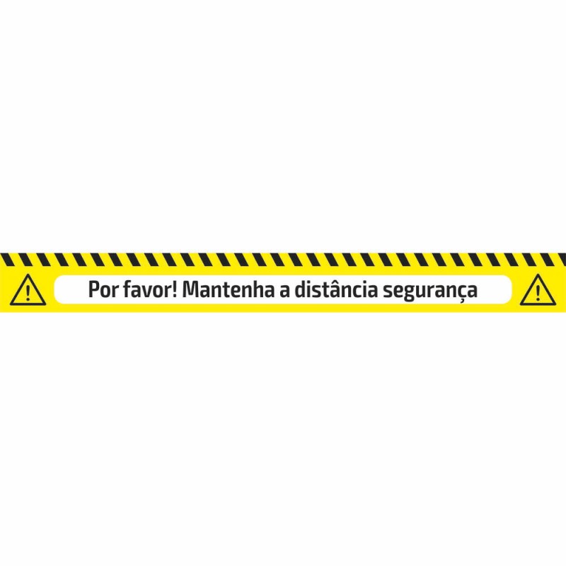 RUBAN ADHÉSIF DE SIGNALISATION - DISTANCE DE SÉCURITÉ