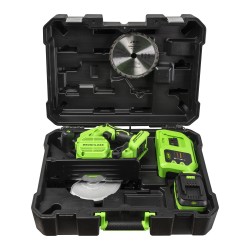 SCIE À DISQUE BRUSHLESS SANS FIL AVEC MALLETTE