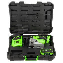 SCIE À HORLOGER BRUSHLESS SANS FILS AVEC MALLETE