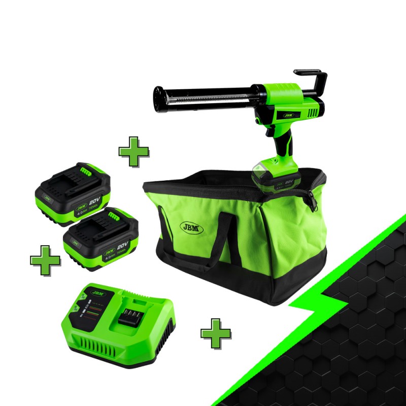 PROMO ELECTR: PISTOLET DE GARNISSAGE DE JOINTS 60032 + X2 60013 + 60016 + 53782