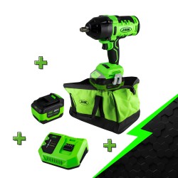 CLÉ À CHOC 1/2\" AVEC MOTEUR SANS BALAIS 60036 + 60015 + 60016 + 53782