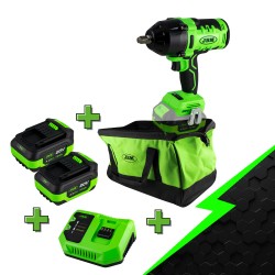 PROMO ELECTR: CLÉ À CHOC 1/2 AVEC MOTEUR SANS BALAIS 60018 + X2 60013 + 60016 + 53782