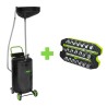 PROMO: RECUPÉRATEUR DHUILE 90L + MODULE DE DOUILLES DE VIDANGE 22PCS