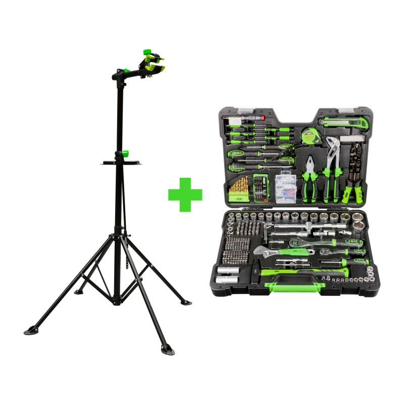 PROMO SUPPORT DE RÉPARATION DE VÉLO 53919 + 53212