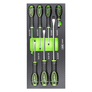 PROMO JEU DE 7 TOURNEVIS EVA CARBONE CRUCIFORMES + 53944