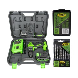 60047C PERCEUSE À PERCEUSE  + 53861 KIT DE FORETS POUR BÉTON  + 53854 KIT DE FORETS HÉLICOÏDAUX