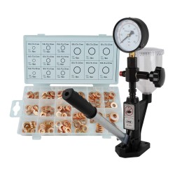 54391 TESTEUR DE BUSES D\'INJECTEURS DIESEL + 53229 ÉTUI DE RONDELLES EN CUIVRE POUR INJECTEURS