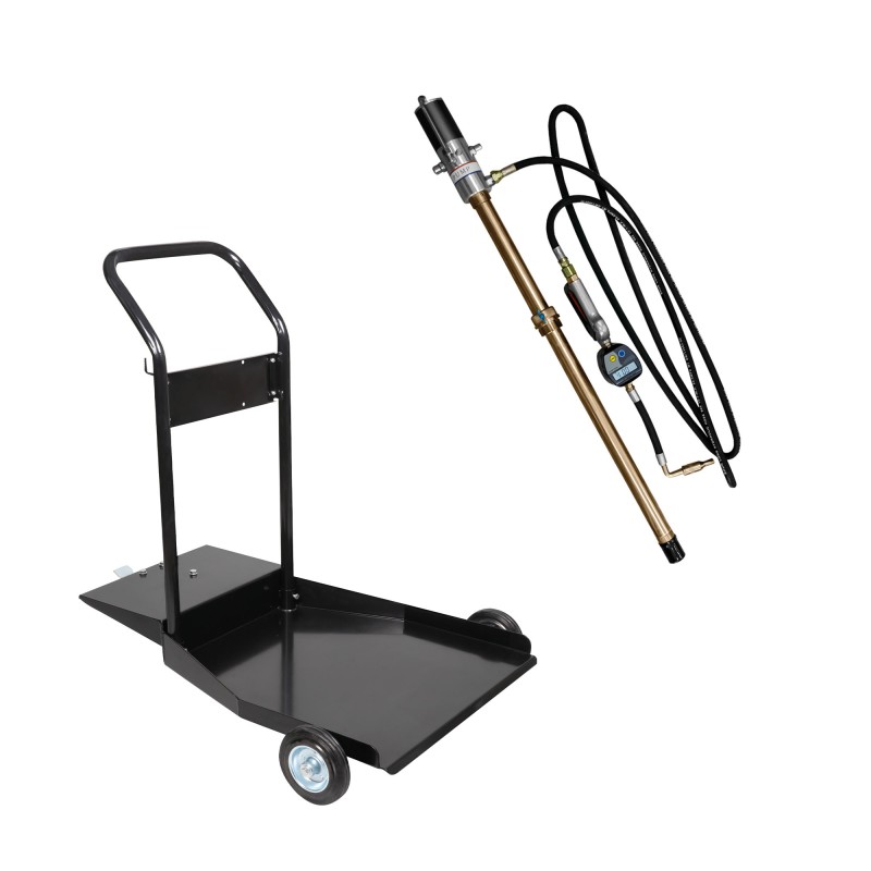 50935 COMPTEUR DIGITAL + 50924 CHARIOT PORTE BIDONS SPÉCIAL GRAISSAGE