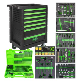 53904 SERVANTE D\'OUTILS 7 TIROIRS EQUIPÉ DE 493 PIÈCES