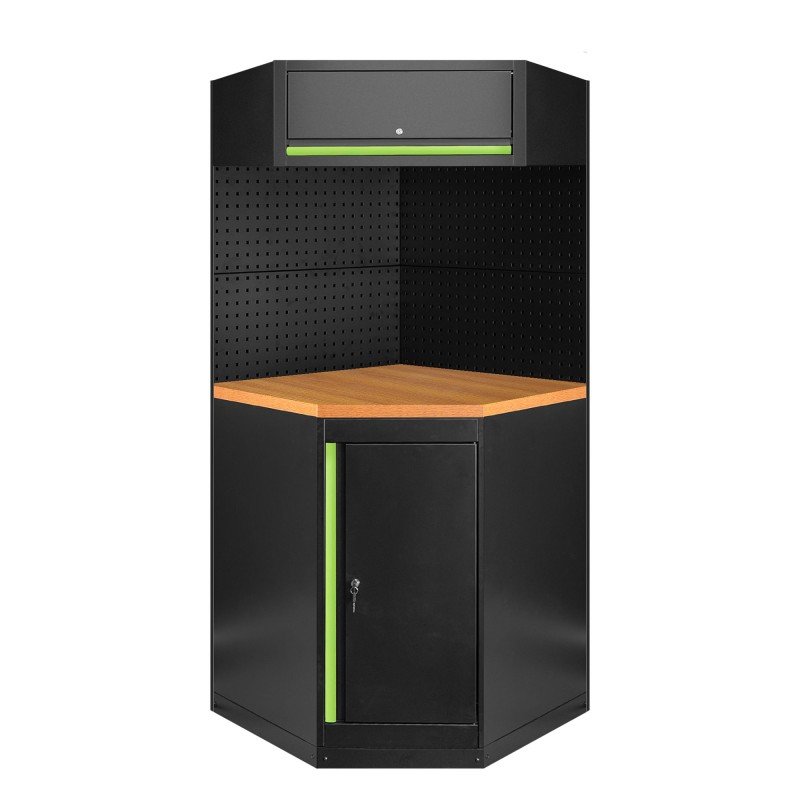 ENSEMBLE DE MEUBLES MODULAIRES (4PCS) - EXTENSION AVEC ARMOIRE D\'ANGLE (RÉF.16492)