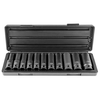 60044C CLÉ À CHOCS SANS FIL BRUSHLESS 1/2 1300NM + 52342 JEU DE 11 DOUILLES À CHOC 6 PANS DE 1/2