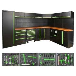 ENSEMBLE DE MEUBLES MODULAIRES (24 PIÈCES) - COMPLET