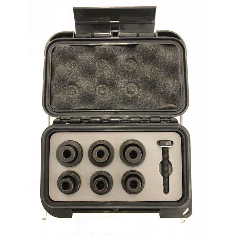 Coffret Perçage Détecteurs Pare-Chocs\nTailles ø17mm-ø18mm-ø19mm-ø20mm-ø21mm-ø22mm