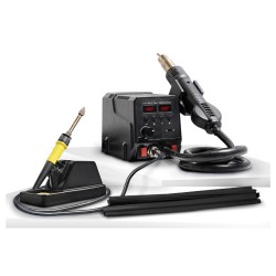 Station de réparation plastique à air chaud 2 en 1