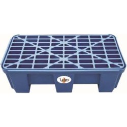 Bac de rétention 2 fûts clipsable et modulable