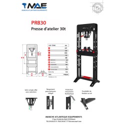 Presse d\'atelier 30 T
