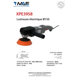 Lustreuse electrique ø150