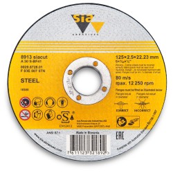 Disque à Tronçonner 8913 Ø76mm 1.0mm