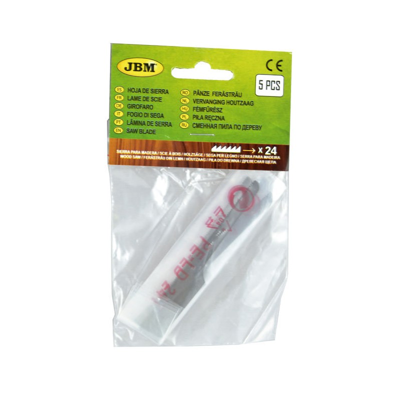 RECHANGE 5 SCIES DE 4 DENTS POUR BOIS