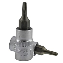 TÊTE POUR MANCHE TOURNEVIS TORX (TX) 1/4\" T10