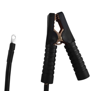 CÂBLE DE DÉMARRAGE NOIR POUR CHARGER LA BATTERIE AVEC PINCE D\'EXTRÉMITÉ POUR RÉF. 53688