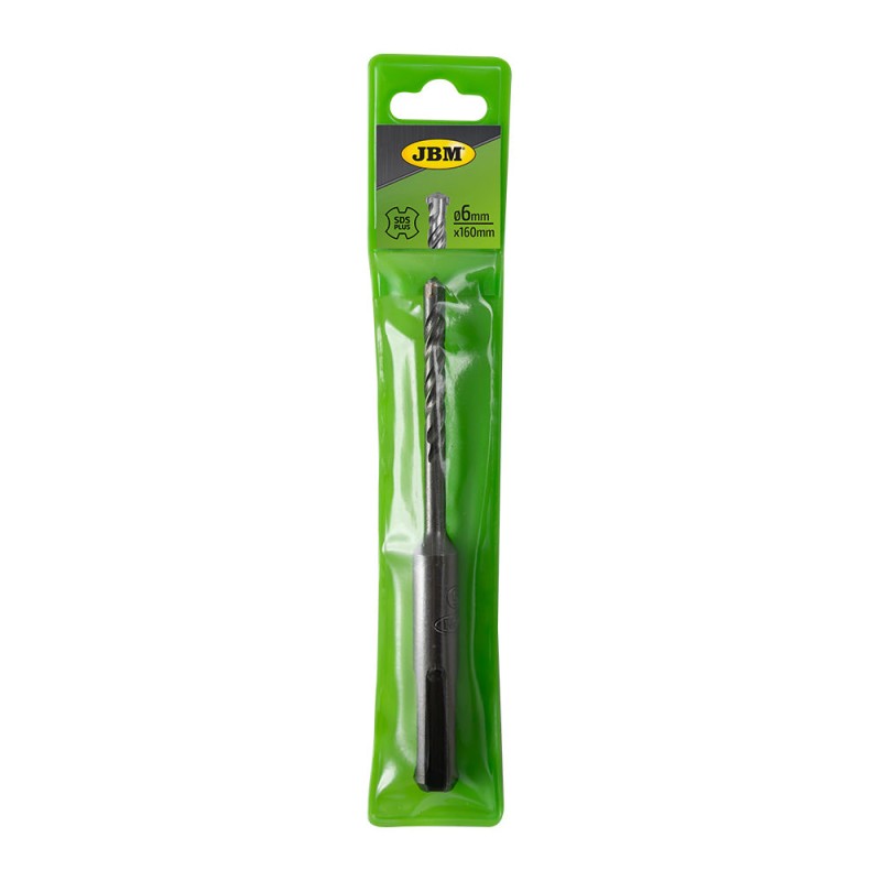 FORET POUR PERCEUSE AVEC EMMANCHEMENT SDS-PLUS 6 X 160 MM