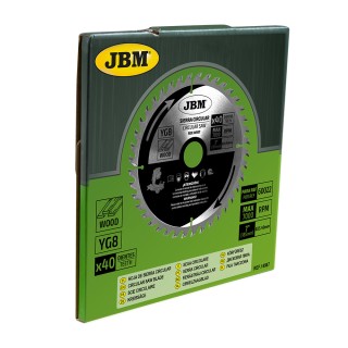 SCIE CIRCULAIRE, 40 DENTS, 185 MM, À BOIS. POUR RÉF. 60022