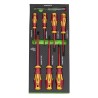 MODULE D\'OUTILS DE 8 TOURNEVIS ISOLÉS VDE
