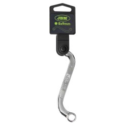 CLÉ TYPE « S » 8X9 MM  REVÊTEMENT MIROIR