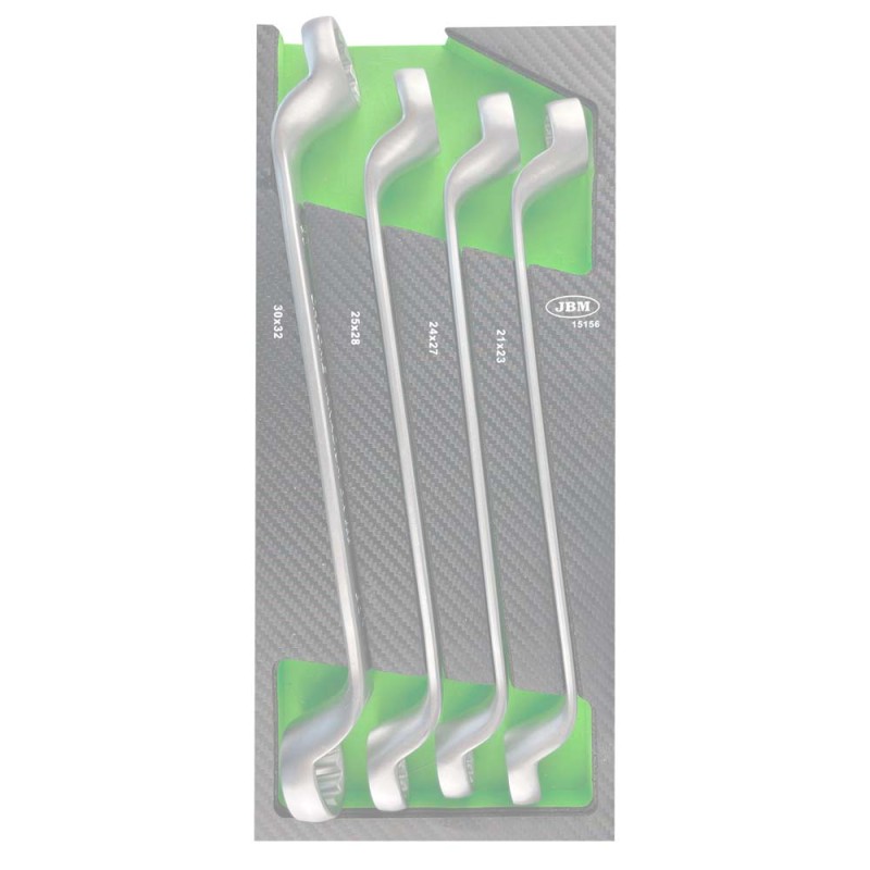 CLÉ DOUBLE FERMÉE AVEC REVÊTEMENT FIBRE DE CARBONE 30X32 MM