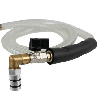 TUYAU POUR RACCORDER LENTONNEUR À UN RÉSERVOIR AVEC VANNE DARRÊT