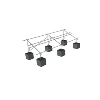 SUPPORT DE PANNEAU SOLAIRE POUR SOL EN BÉTON