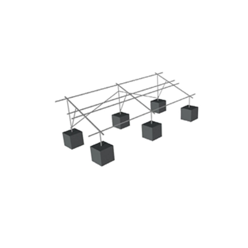 SUPPORT DE PANNEAU SOLAIRE POUR SOL EN BÉTON