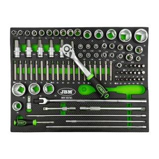 DOUILLE HEXAGONALE 1/2\" DANS UN PLATEAU EN MOUSSE TENDRE (EVA)