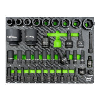 DOUILLES À CHOCS DANS UN PLATEAU EVA