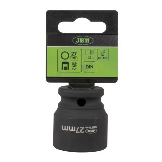 DOUILLE À IMPACT COURTE À 12 FACES - 1/2\" 27MM