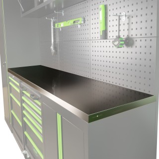 PANNEAU DACIER INOXYDABLE 2 040 X 500 MM (REF.54327)