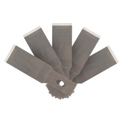 5 LAMES DROITES DE 12 MM DE LARGEUR POUR REF. 54505