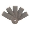 5 LAMES DROITES DE 12 MM DE LARGEUR POUR REF. 54505