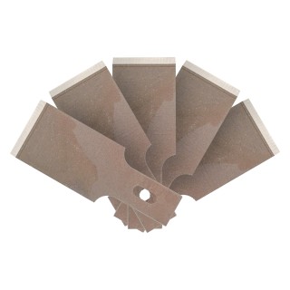 5 LAMES DROITES DE 16 MM DE LARGEUR POUR REF. 54505