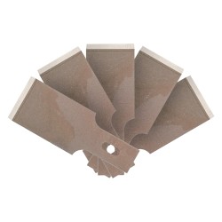 5 LAMES DROITES DE 16 MM DE LARGEUR POUR REF. 54505