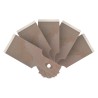 5 LAMES DROITES DE 16 MM DE LARGEUR POUR REF. 54505
