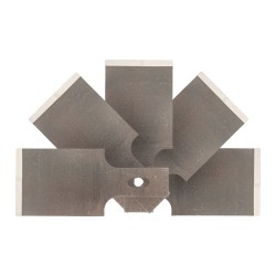 5 LAMES DE 20 MM DROITES/LARGES POUR REF. 54505