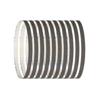 Jeu de 10 bandes de ponçage, 60 grains