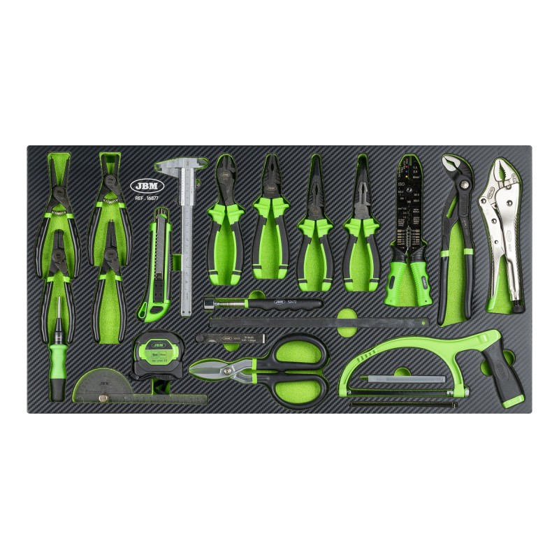 KIT DE PINCES EVA ET D\'OUTILS DE MESURE ASSORTIS
