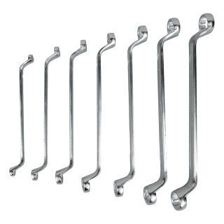 JEU DE 7 CLÉS CONTRECOUDÉES AVEC DEUX MÂCHOIRES